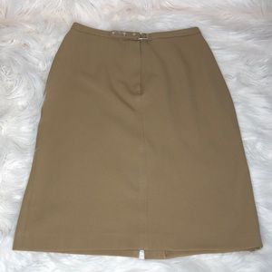 EUC Vertigo Paris Tan Pencil Skirt